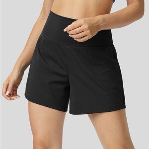 Halara Black Large Long 2 in 1 shorts